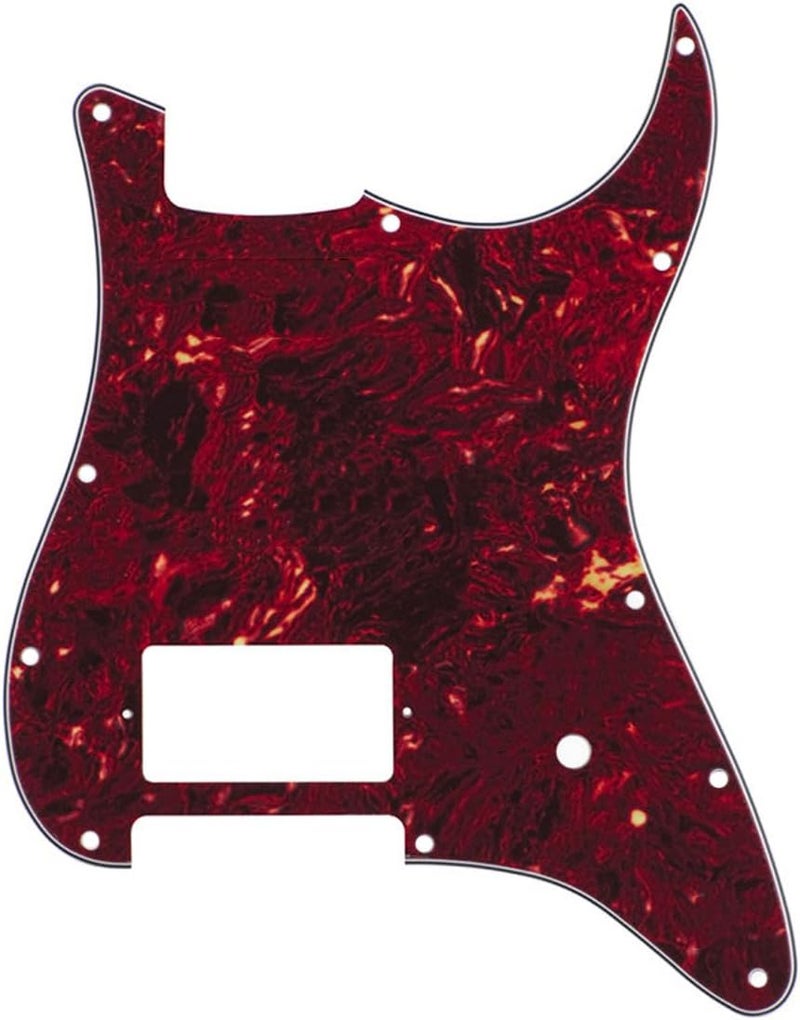 ROZILO 11 Hole ST/Strat Style One Humbucker Guitar Pickguard For USA/Mexico Fender Tom Delonge Strat Electric Guitar Vintage Tortoise - Image 1